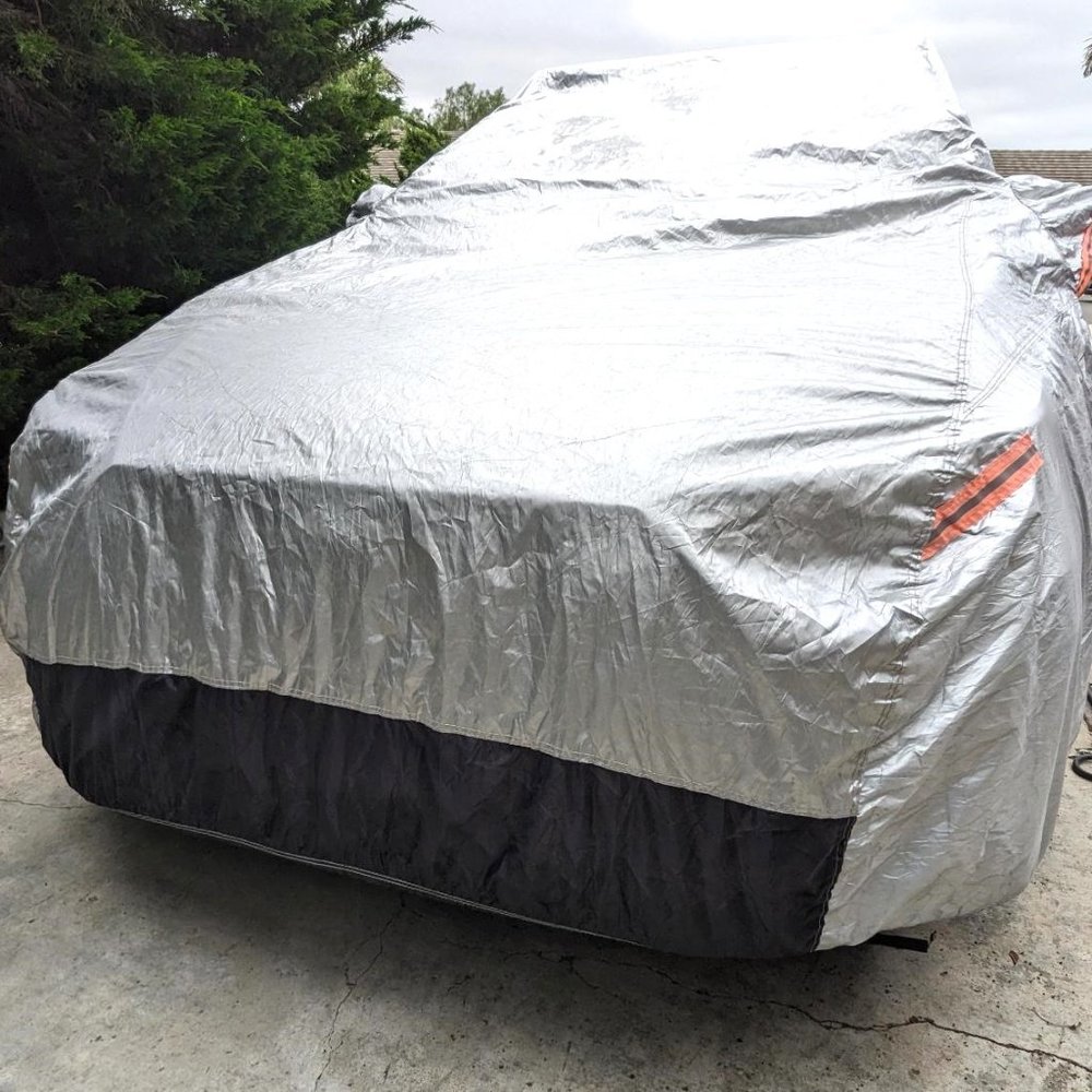 Full SUV Silver UV/Dust/Scratch/Rain/Snow Protector Cover